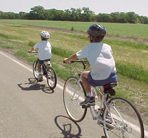Boys riding