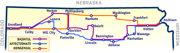 BAK 1997 Route Map