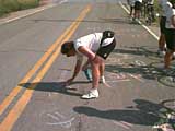 Road writing