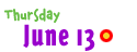 June 13