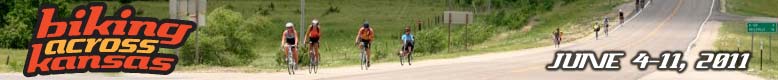 Biking Across Kansas 2008, June 7-14