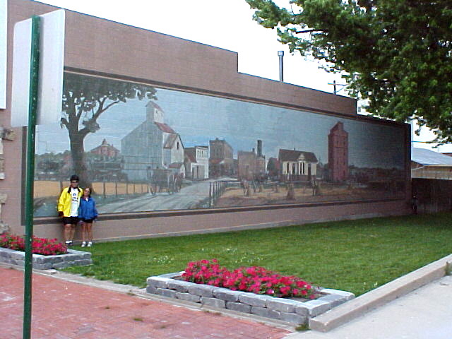6-11-03 Art Mural In Inman