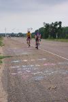 Greeted by Chalk Art